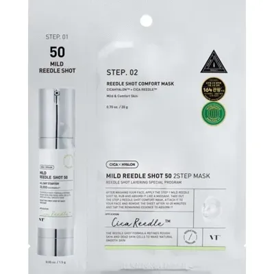 VT Cosmetics Reedle Shot 50 2-Step Mild Masker 25g