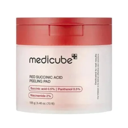 Medicube Red Succinic Acid Peeling Pads 70 Stuks